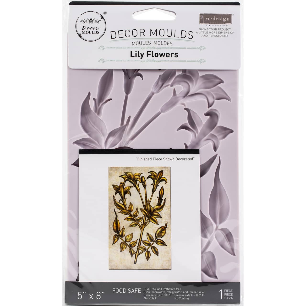 Redesign with Prima® Decor Mould® Lily Flowers Silicone Mold